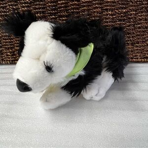 Build A Bear ABC Bakers Black & White Border Collie Mini Dog Plush Stuffed
